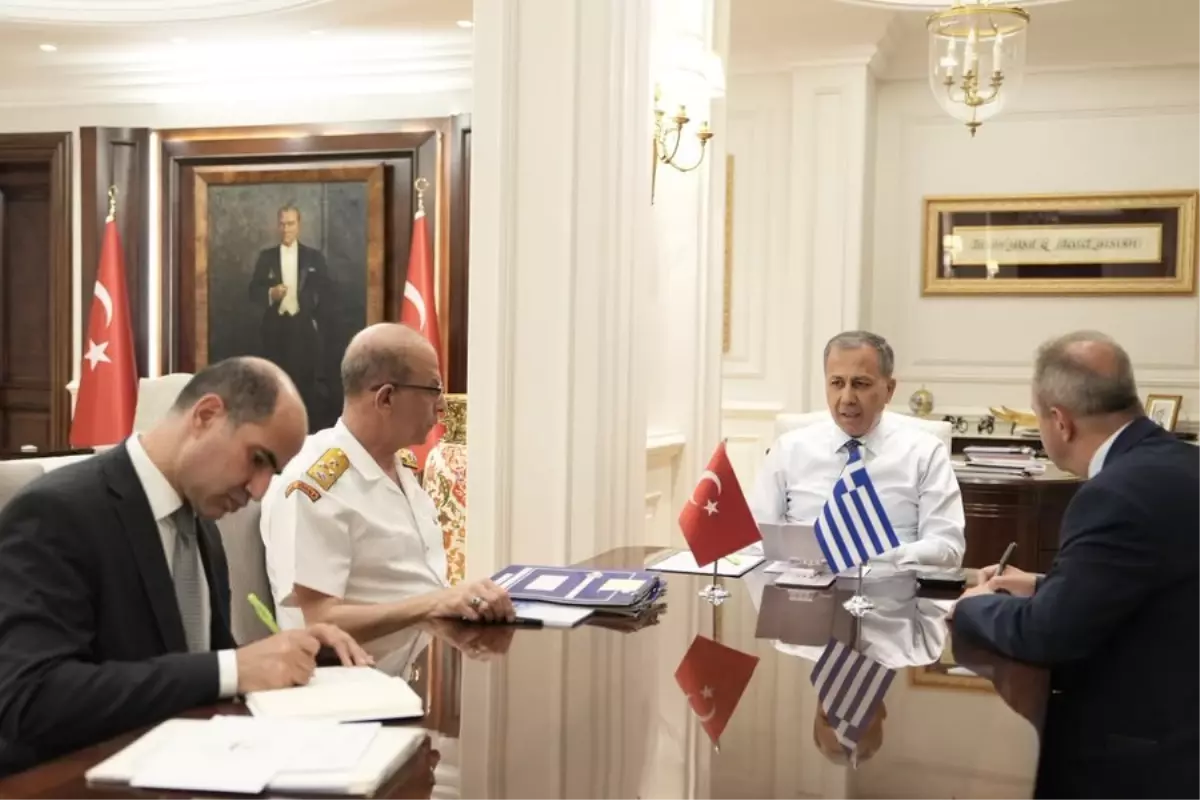Yerlikaya ve Stylianides’den Doğu Akdeniz Görüşmesi